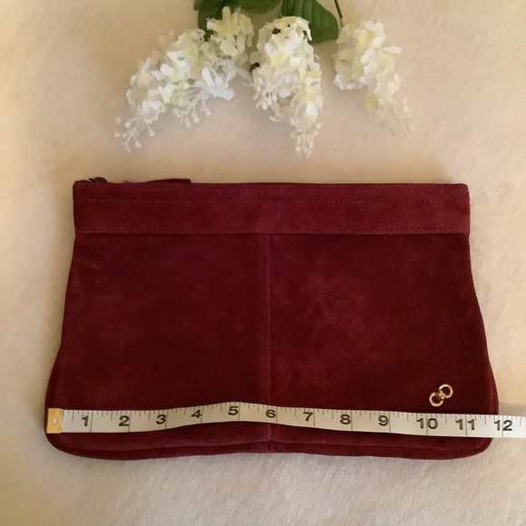 Suede Leather Clutch - Picture 4 of 11